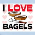 thumbnail image 2 of CafePress - I Love Bagels Infant Bodysuit - Baby Light Bodysuit, Size Newborn - 24 Months, 2 of 4