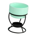 thumbnail image 5 of CUTICATE Tea Light Porcelain Melting Pot Chocolate Fondue Pot Anniversary Snack Appliances Butter Heater Ceramic Hot Pot green, 5 of 8