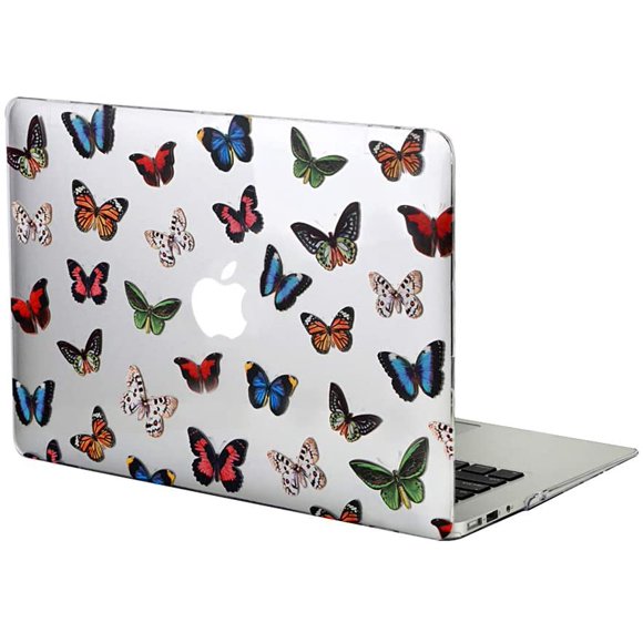 Velvet Caviar MacBook Air 13 inch Case Butterfly - Fits Model A2179 - Cute Clear Protective Hard Cases with Keyboard