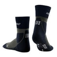 thumbnail image 2 of CEP Adult Female Hiking Merino Mid-Cut Compression Socks, Color: Peacoat/Gray, Size: III, 2 of 5