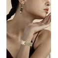 thumbnail image 6 of TOYOUTHS Dressy Metal Watch Band Compatible with Samsung Galaxy Watch 7/6/5/4/FE 40mm 44mm, Galaxy Watch 6 Classic 43mm 47mm, Galaxy Watch 5 Pro 45mm, 20mm Mermaid Galaxy Watch Band, 6 of 6