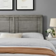 thumbnail image 6 of Modway Archie Queen Modern Rubberwood and MDF Headboard in Gray, 6 of 10