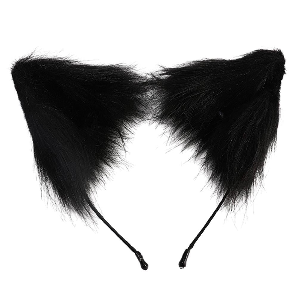 DTOWER Plush Hair Band Fox Ear Shape Headwear Anime Fancy Dress Party  Cosplay Props Halloween Costume Accessories - Walmart.com