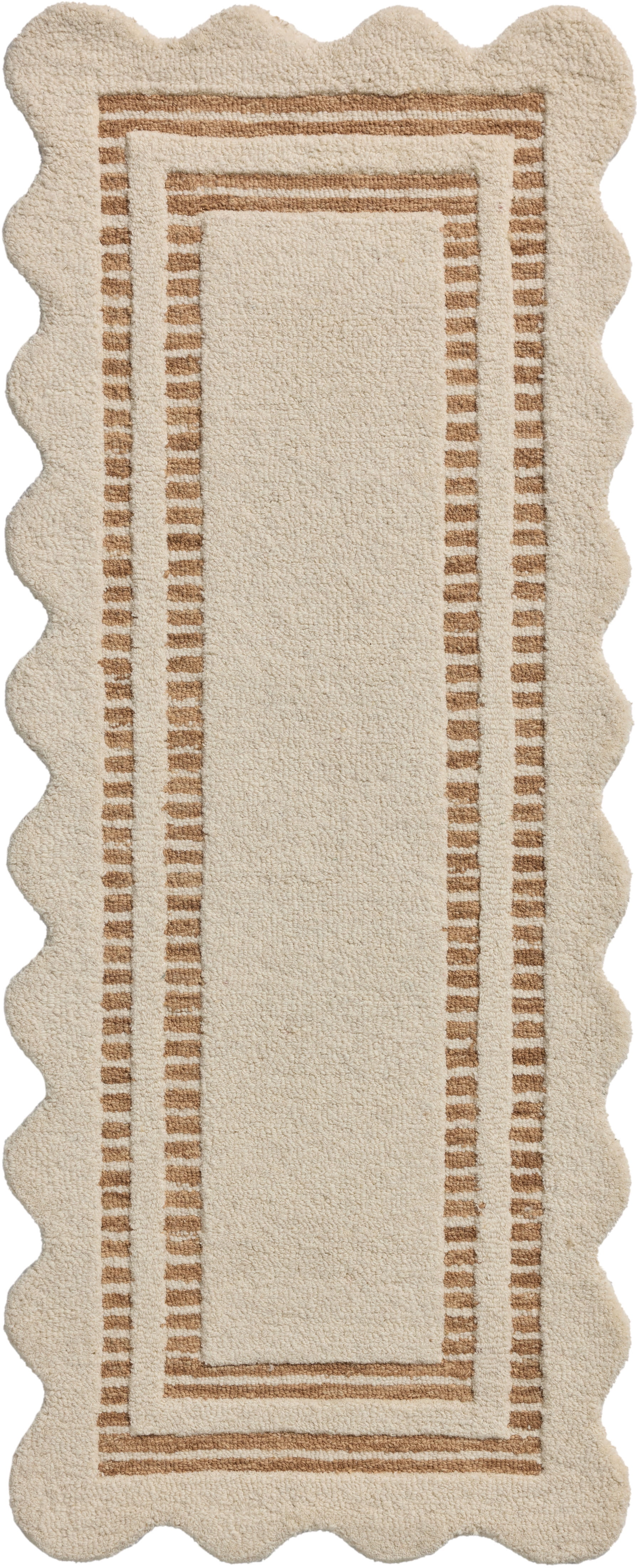 Chris Loves Julia x Loloi Scottie Ivory / Rust 7'-9" x 9'-9" Area Rug