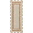 thumbnail image 5 of Chris Loves Julia x Loloi Scottie Ivory / Rust 18" x 18" Sample Rug, 5 of 8