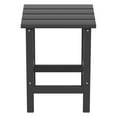 thumbnail image 4 of Polytrends  Laguna Hdpe All Weather Outdoor Patio Square Side Table Gray, 4 of 7