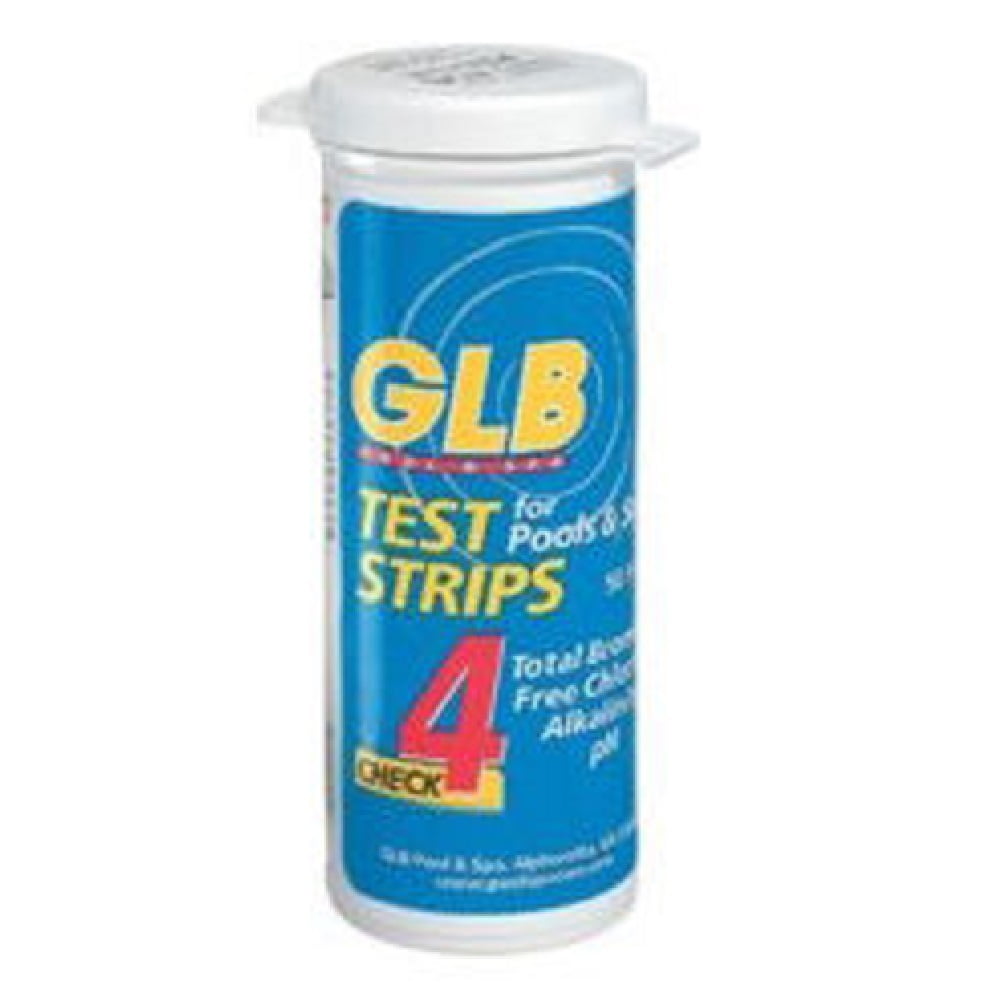 Garden Store Outdoor GLB Pool & Spa Products 71000 4-Way Water Test Strips Model: 71000A 50-Strips Repair & Hardware