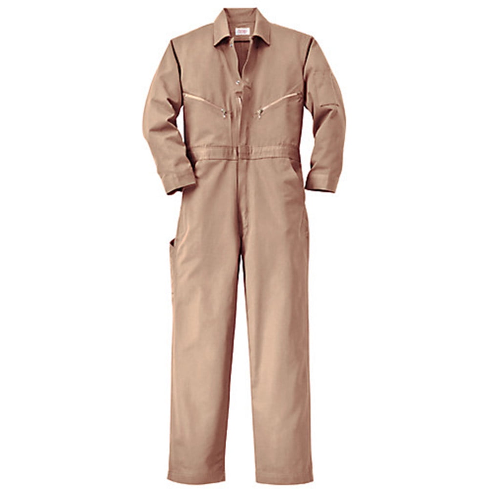 Walls Men's Twill Non Insulated Coveralls Khaki 40 Regular by Dickies