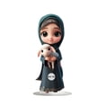 thumbnail image 2 of Acrylic Desktop Decoration Standee - 7.87 Inch Whimsical Woman & Sheep Figurine, 2D Printed Graphic Office Desk Ornament, Unique Home Decor Gift for Coworkers, Easy Assembly Decorative Centerpiece, 2 of 4