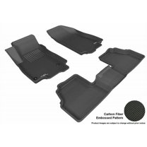 3D MAXpider 2013-2022 Fits Buick Encore 1st Row 2nd Row Kagu Carbon Fiber Embossed Pattern Black Floor Mat L1BC01601509