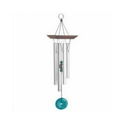 Woodstock Chimes WOODWTBRS Turquoise Chime - Silver