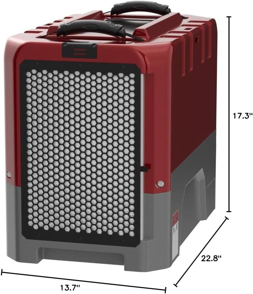 ALORAIR Storm LGR Extreme Smart WiFi Commercial dehumidifiers with Pump, 180 PPD at AHAM, 5 Years Limited Warranty, cETL Listed, Memory Starting, Water Damage Restoration, Crawlspace and Basement