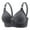 Gray, variant on Full Coverage Bra For Women Nursing Bra Large Size Support Breathable Wireless Bra