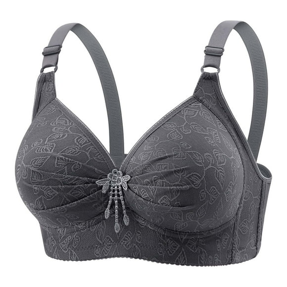 Kyusrd Soutien-gorge Couvrant pour Femmes, Bretelles Ajustables, Sans Traces, Sans Armature, Effet Rassembleur Rehausseur, Soutien-Gorge d'Allaitement Confortable, Grande Taille, Soutien, Respirant, Sans Fil, Confortable, Doux, Soutien-Gorge Quotidien