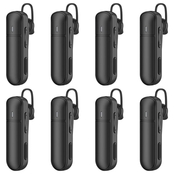 Cbcbtwo GT-268 Mini Walkie Talkie,Small Two Way Radio Long Range Rechargeable,Earhook Walkie Talkies for Restaurants Supermarket(8 pack)