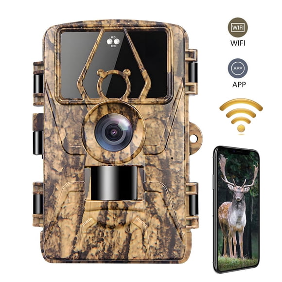 Trail Wildlife Camera 8K Video 60MP Image Water Resistant Trail Cam for Outdoor Camping