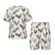 thumbnail image 1 of Balery Chickens Conjunto de Pijama Infantil de Manga Corta con Estampado – Ropa de Dormir de Algodón Suave-Small, 1 of 5