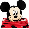 thumbnail image 4 of Disney Mickey Mouse Funny Faces Nogginz Pillow & Travel Throw Set, 4 of 4