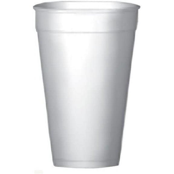 Wincup C1618 Handi-Kup High Sheen White 16 Oz Foam Cup - 500 / CS