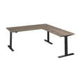 thumbnail image 4 of Scranton & Co Engineered Wood 72W L-Shaped Standing Desk in Modern Hickory, 4 of 7