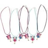 Kicko Fairy Necklaces - 6 Pack - 16 Inch for Personal Wear, Princess Parties, Costume Accessory, Valentines Gift, Pretend Play, Stocking Stuffer, Carnival Prize