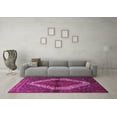 thumbnail image 3 of Ahgly Company Indoor Square Persian Pink Traditional Area Rugs, 5' Square, 3 of 4