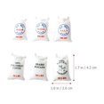 thumbnail image 5 of 6 Pcs Maison de Poupée Miniature Sacs de Farine Sel Sacs de Sucre Jouets Kit Maison Miniature, 5 of 5