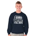 thumbnail image 3 of F Bombs Duct Tape Handyman Dad Men's Crewneck Sweatshirt Brisco Brands M, 3 of 6
