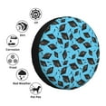 thumbnail image 4 of Sikiie Graduation Hats2 PVC Leather Spare Tire Wheel Cover Spare Tire Cover, for Car Truck SUV Camper Trailer Universal Fit(14-17in)-15 inch, 4 of 6