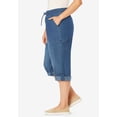 thumbnail image 2 of Woman Within Plus Size Convertible Length Cargo Capri/Bermuda, 2 of 6