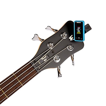 チューナーD'Addario フルカラーチューナー BLUE ギター ベース ウクレレ いろいろな楽器に使える PW-CT-17-BLUE