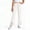 White, variant on Girls Ribbed Knit Flared Pants Summer Stretchy Split Bell Bottoms Lightweight Elastic Waist Soft Bootcut Trousers 2-10 Years