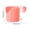 Pink, variant on Poolside Hanging Cup Holder with Drainage, Splashproof Drink Caddy for Above Ground Pools, Plastic Storage Rack for Hot Tub Deck Rail, Outdoor Beverage Organizer for Pool Party