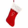 thumbnail image 2 of Treasure Co Plush Monogrammed Christmas Stocking, 3 Piece, Red, 20 in, 2 of 2