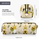 thumbnail image 3 of Fotbe Gnomes Bees And Sunflowers Estuche para Lápices de Cuero con Estampado, Estuche con Cremallera Resistente, Organizador Compacto y Elegante para Papelería, 3 of 7