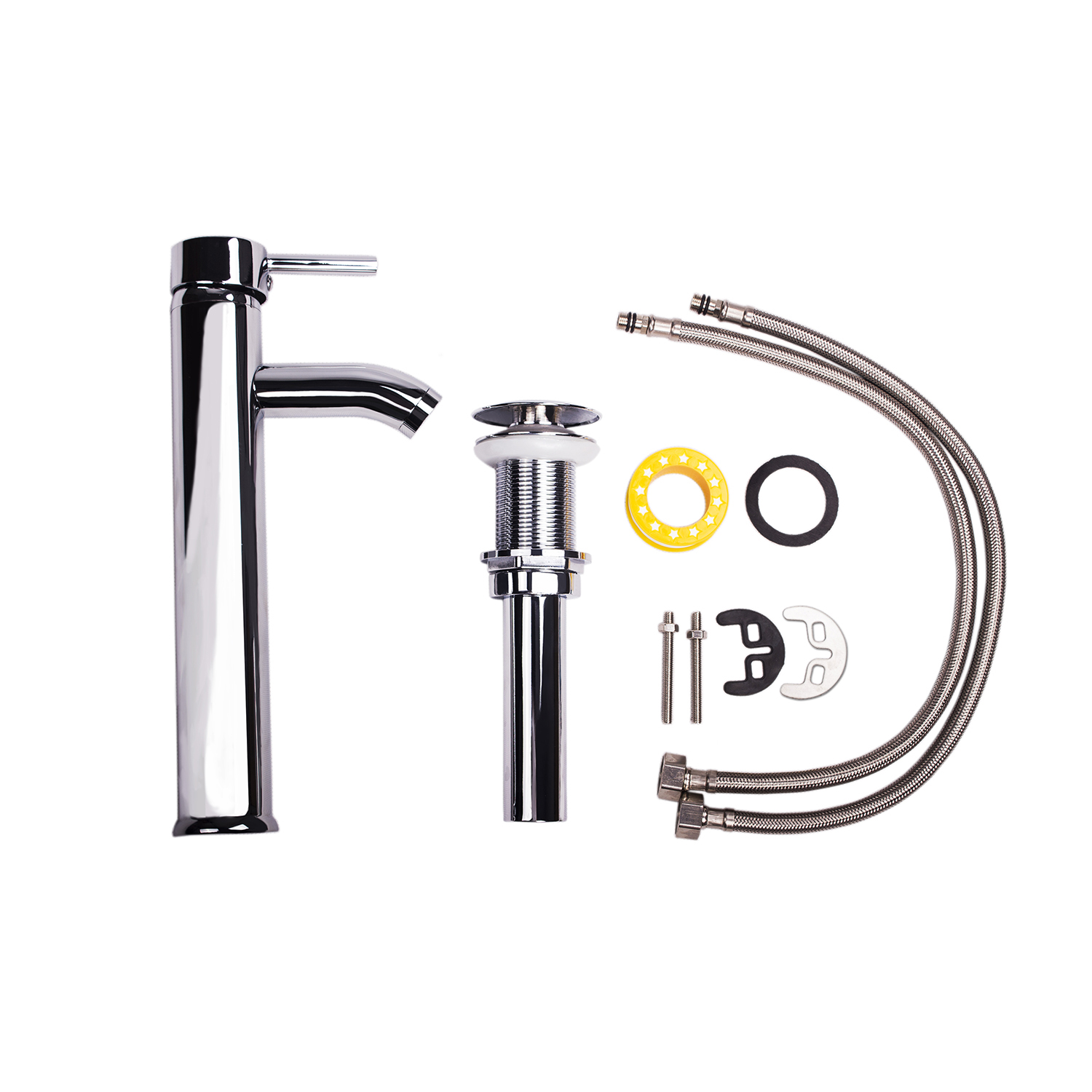 Walcut Bathroom Vanity Art Oval Glass Vessel Sink Basin Faucet Popup Drain Combo New