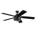 thumbnail image 1 of Prominence Home 51479-01 Ventilateur de Plafond Octavia, 52, Noir Mat, 1 of 4