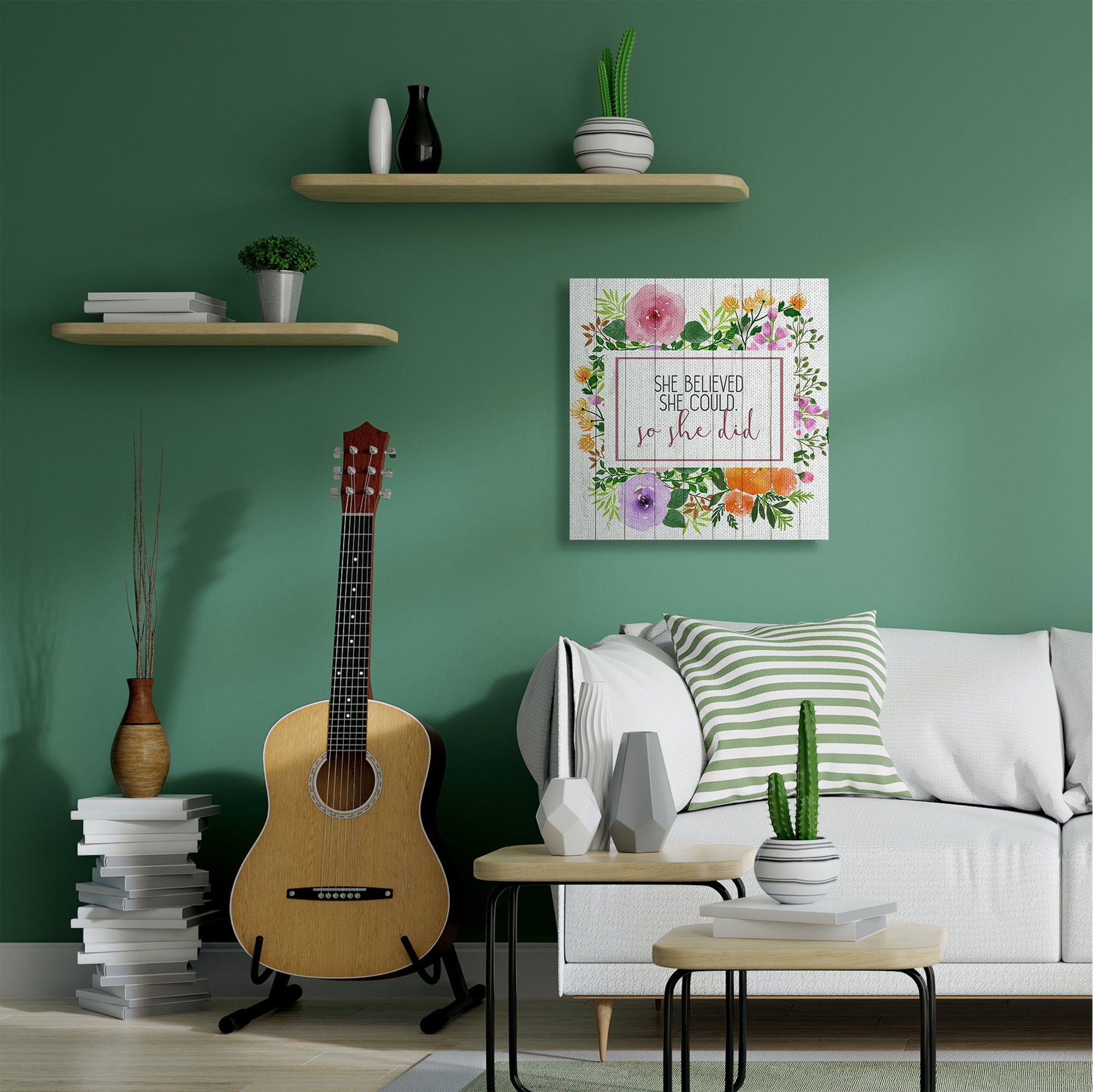 Stupell Home Decor Framed Canvas Art Print, 37" x 2"