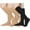1 Black+2 Beige, variant on 2 Pairs/3 Pairs Zipper Compression Socks, 15-20 mmHg Closed Toe Compression Stocking with Zipper for Women and Men