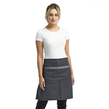 Unisex Domain Contrast Denim Waist Apron
