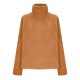 thumbnail image 4 of Suéter de cuello alto para mujer, informal, cuello redondo, bolsillo, color liso, manga larga, suelto, suéter de cuello redondo para mujer, top acrílico para mujer, 4 of 5