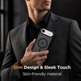 thumbnail image 7 of Atgdluk® Magnetic for iPhone Air Case, Shockproof Slim Matte Phone Cover with Raised Camera Edge, Compatible with MagSafe, Black, 7 of 7