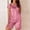 Rose Gold(New), variant on PNTUTB Women's Summer Ice Silk Solid Color Square Neck Short Sleeve Top with Elastic Shorts Comfort Pajama Set