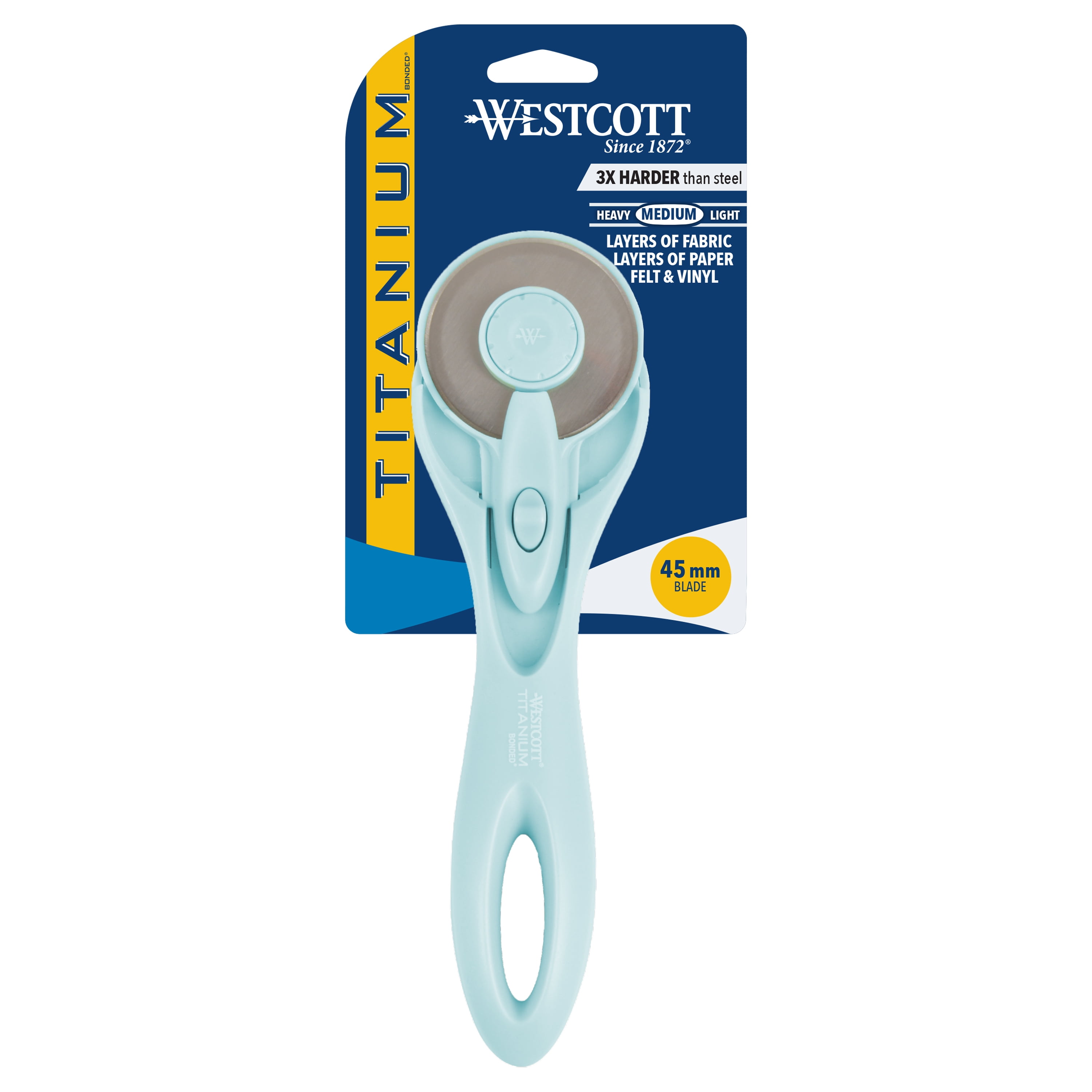 Westcott - Westcott Crafting Set, Cutting Mat, Rotary Cutter, 45MM