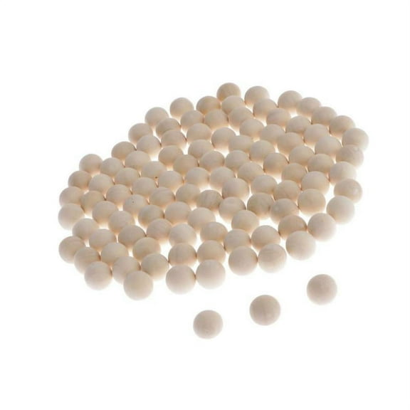 Round Wooden Ball, Bag of Unfinished Wood , Hardwood Beads Small Wooden Balls, for Crafts and Building, Toy Accessories