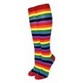 thumbnail image 3 of Rainbow Stripe Pattern Socks from the Sock Panda (Knee High), 3 of 8