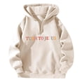 thumbnail image 6 of Women Blouses Lined Sweater Women Oversized Tunic Ladies Cowl Neck Sweatshirt Womens Cold Gear Half Zip Crop Fall Sweaters Womens Zip up Top Athletic Sweater Light Long Hoodies Beige S, 6 of 6