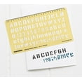 thumbnail image 2 of Traceease Alphabet Lettering Stencil,Alphabet templates Drafting Tools English Letter and Number Stencils, 2 of 6