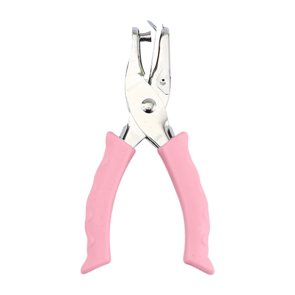 2 Hole Punch,Paper Punch 6Mm Round Hole Punch Macaroon Rubberised Punching Pliers Loose-Leaf Hand-Operated Punching Pliers Office Learning Supplies
