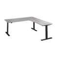 thumbnail image 3 of Scranton & Co Engineered Wood 72W L-Shaped Standing Desk in Platinum Gray, 3 of 7